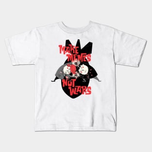 Make Memes Not Wars Trump Political Kids T-Shirt